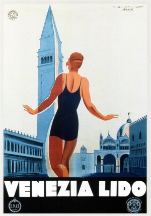 1930 Venezia Lido Poster